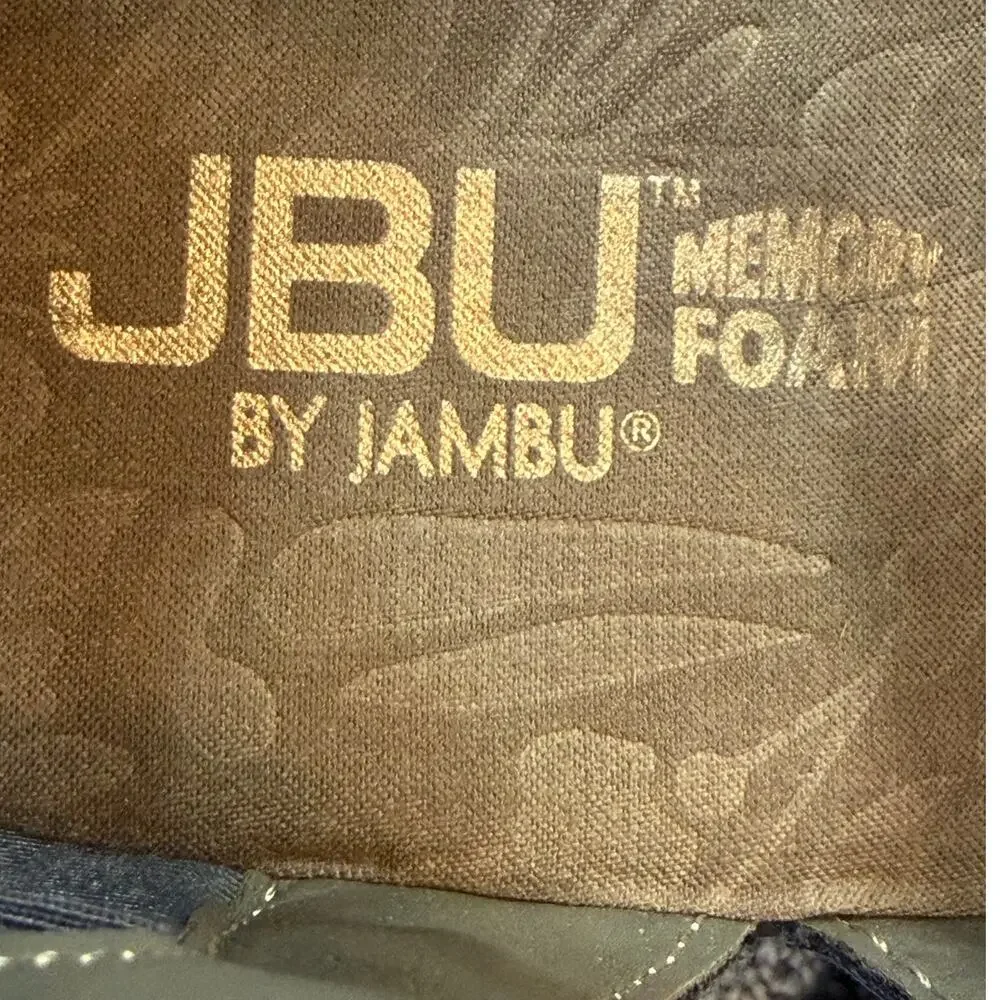 JBU by Jambu Women's 8M Blue Rosaline Strappy Comfort Wedge Sandals Casual Shoes